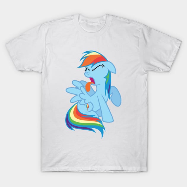 Rainbow Dash blech T-Shirt by CloudyGlow